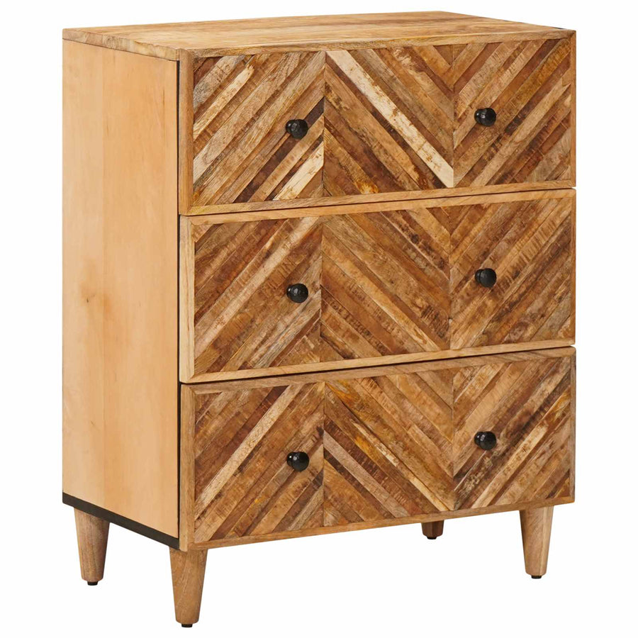 vidaXL Storage Cabinets Brown 60 x 33.5 x 75 cm Solid Mango Wood 1