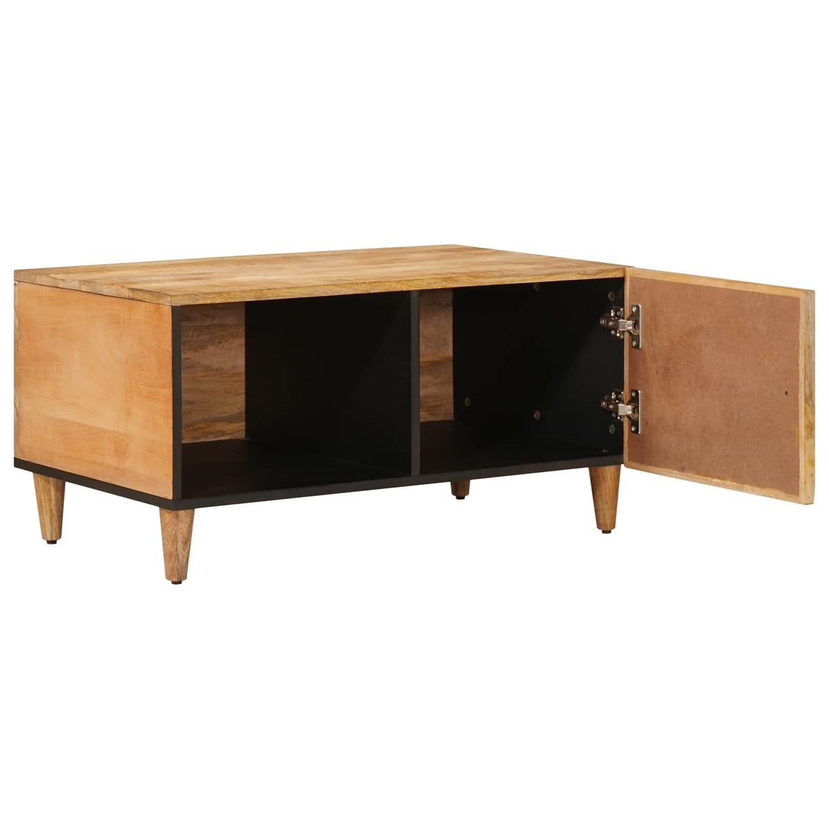 vidaXL Coffee Table Brown 80 x 50 x 40 cm Solid Mango Wood 2