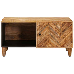 vidaXL Coffee Table Brown 80 x 50 x 40 cm Solid Mango Wood 3