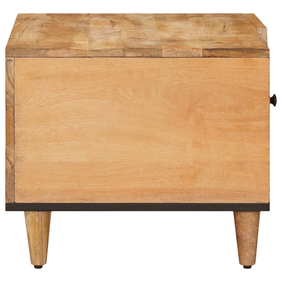 vidaXL Coffee Table Brown 80 x 50 x 40 cm Solid Mango Wood 4