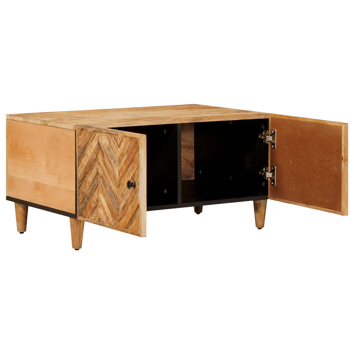 vidaXL Coffee Table Brown 80 x 50 x 40 cm Solid Mango Wood 2