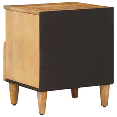 Bedside Table Brown 50 x 33 x 60 cm Solid Mango Wood 1