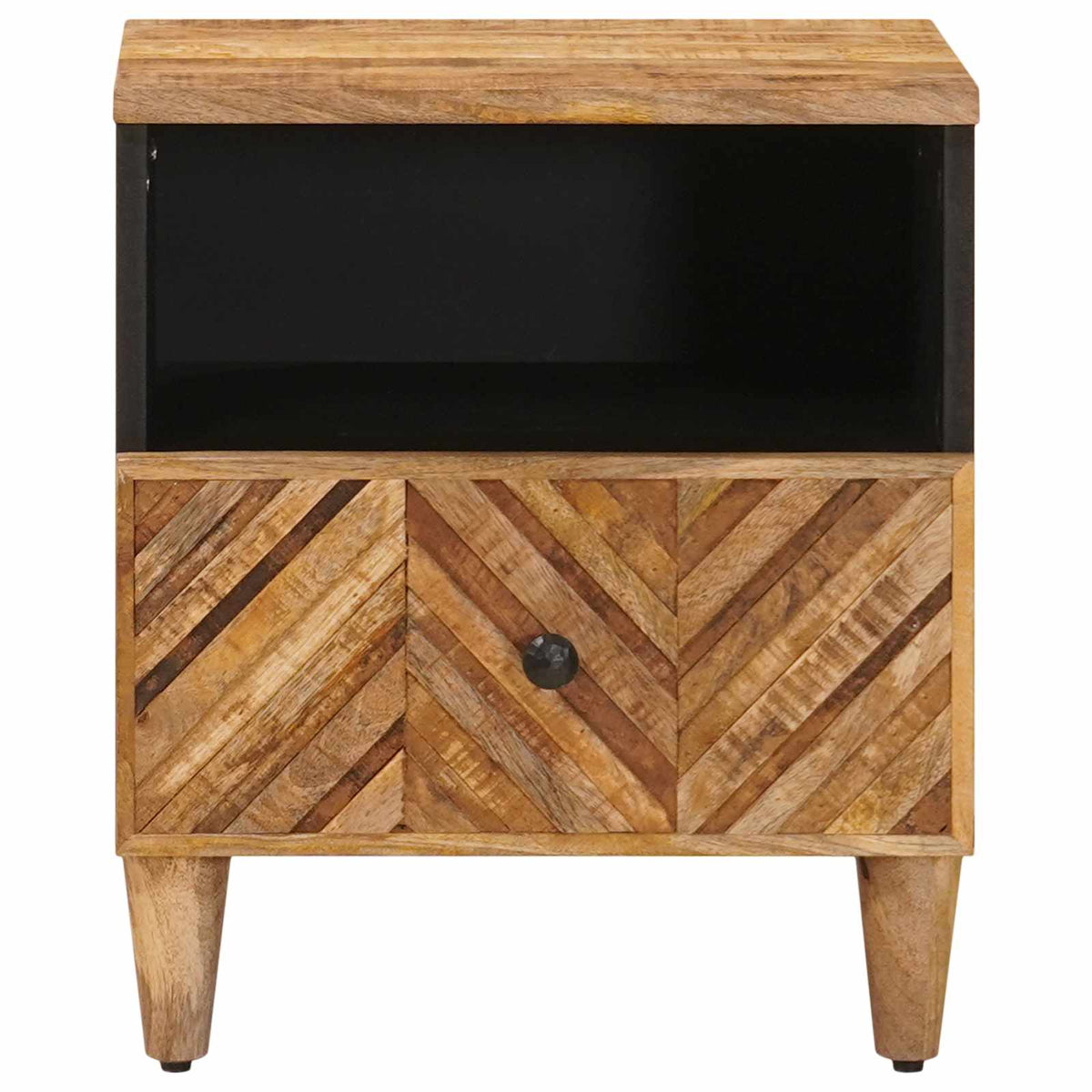 Bedside Table Brown 50 x 33 x 60 cm Solid Mango Wood 1