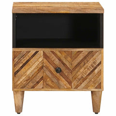 Bedside Table Brown 50 x 33 x 60 cm Solid Mango Wood 1