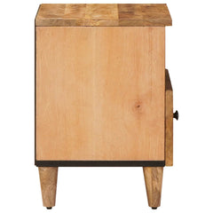 Bedside Table Brown 50 x 33 x 60 cm Solid Mango Wood 1