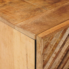 vidaXL Bedside Table Brown 50 x 33 x 60 cm Solid Mango Wood 6