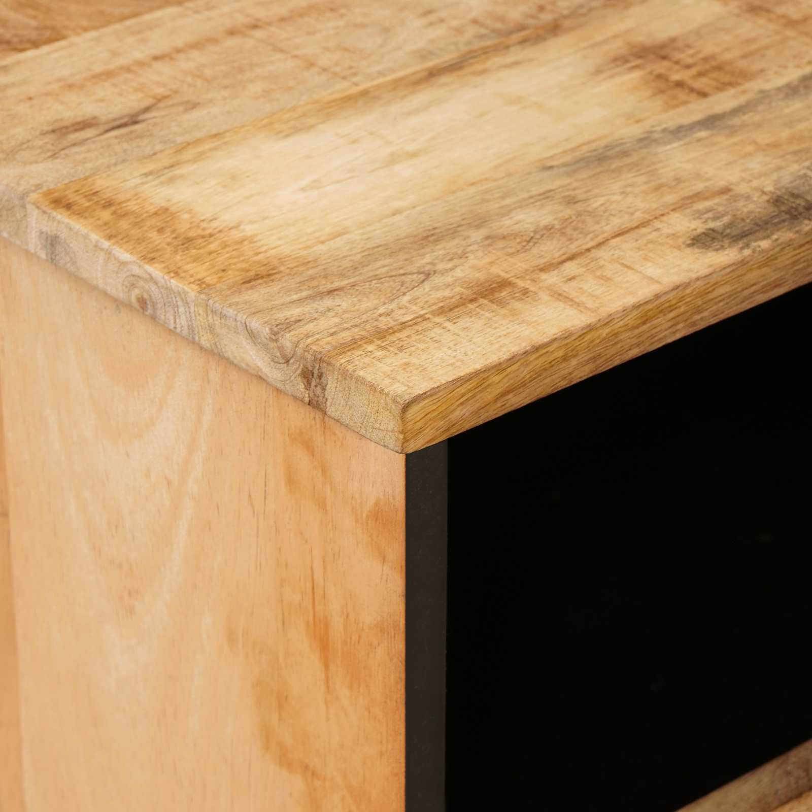 vidaXL Bedside Table Brown 50 x 33 x 60 cm Solid Mango Wood 6