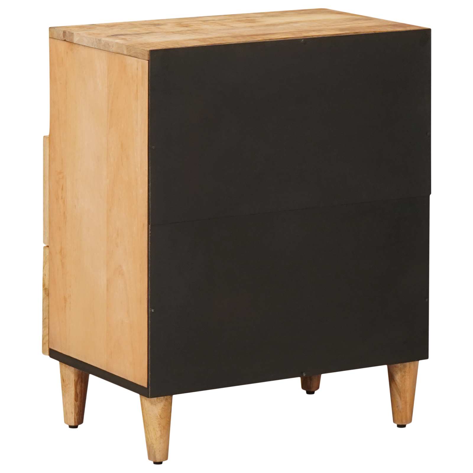 vidaXL Bedside Table Brown 50 x 33 x 60 cm Solid Mango Wood 5