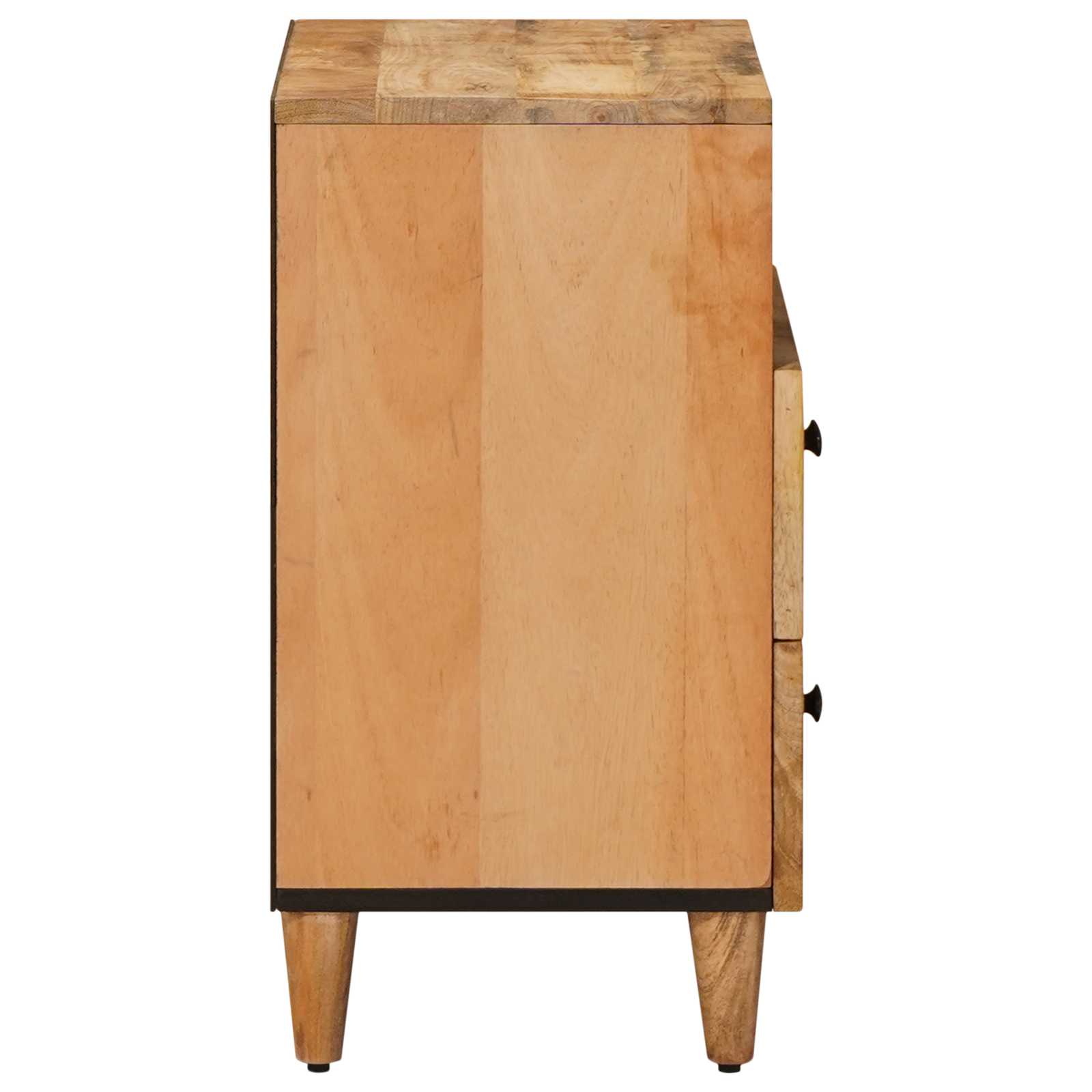vidaXL Bedside Table Brown 50 x 33 x 60 cm Solid Mango Wood 4