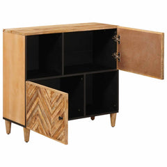 vidaXL Storage Cabinets Brown 80 x 33.5 x 75 cm Solid Mango Wood 2