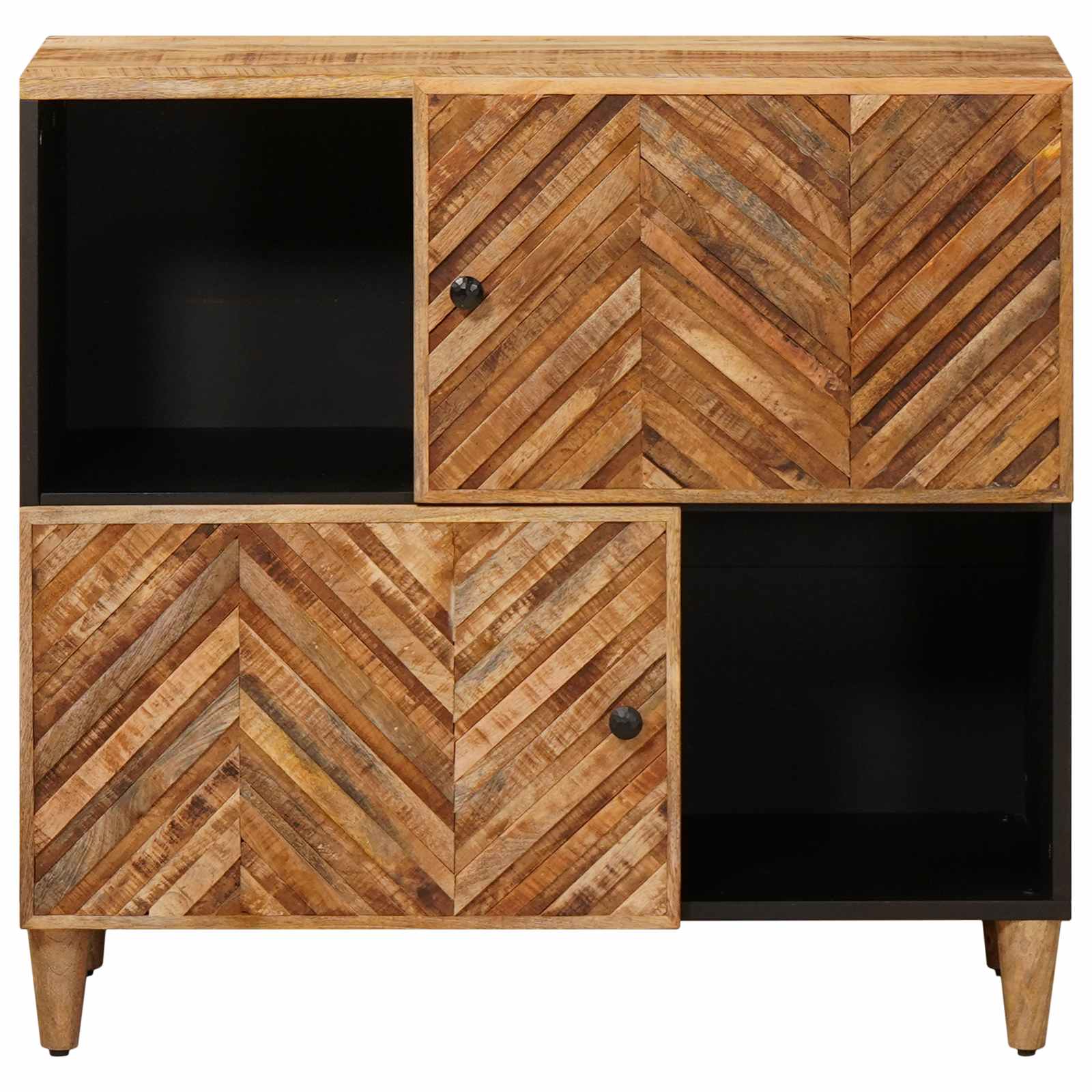 vidaXL Storage Cabinets Brown 80 x 33.5 x 75 cm Solid Mango Wood 3