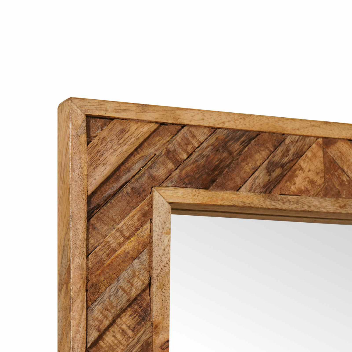 vidaXL Mirror Brown 70 x 50 x 2.5 cm Glass 4
