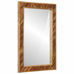 vidaXL Mirror Brown 70 x 50 x 2.5 cm Glass 1