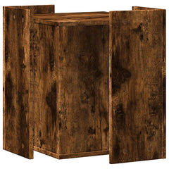 vidaXL Cat Litter Box Enclosure Smoked Oak 42 x 42 x 51 cm 5