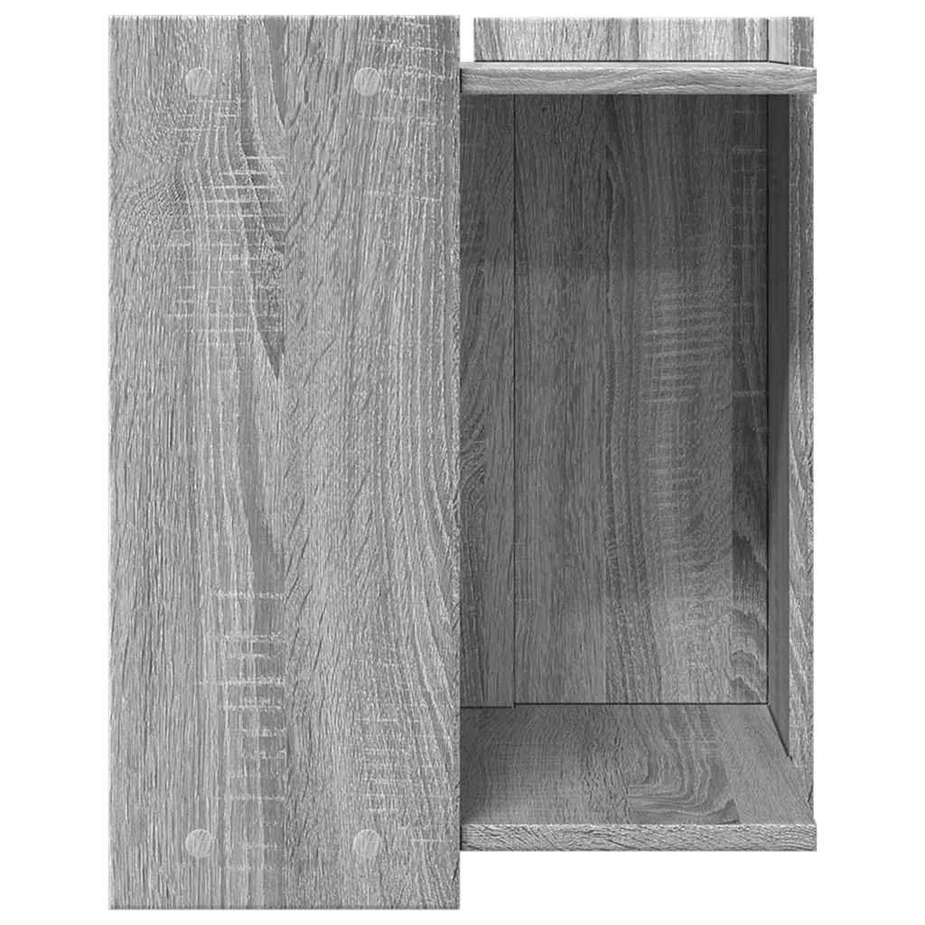 vidaXL Cat Litter Box Enclosure Grey Sonoma 42 x 42 x 51 cm 4
