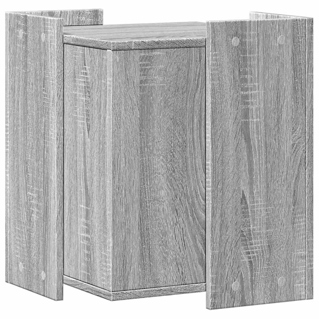 vidaXL Cat Litter Box Enclosure Grey Sonoma 42 x 42 x 51 cm 5