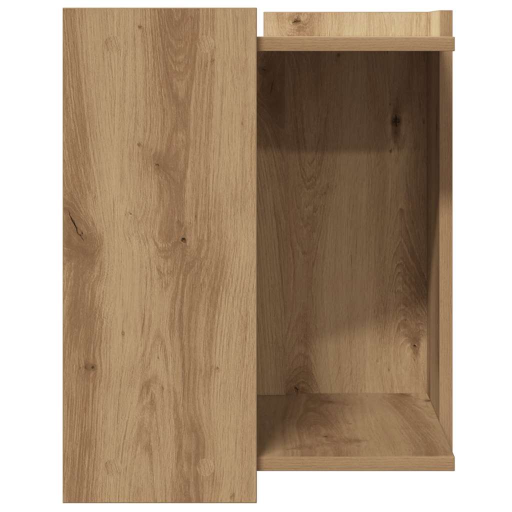 vidaXL Cat Litter Box Enclosure Artisan Oak 42 x 42 x 51 cm 6
