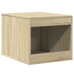 vidaXL Cat Litter Box Enclosure Sonoma Oak 47x59x42 cm Engineered Wood 2
