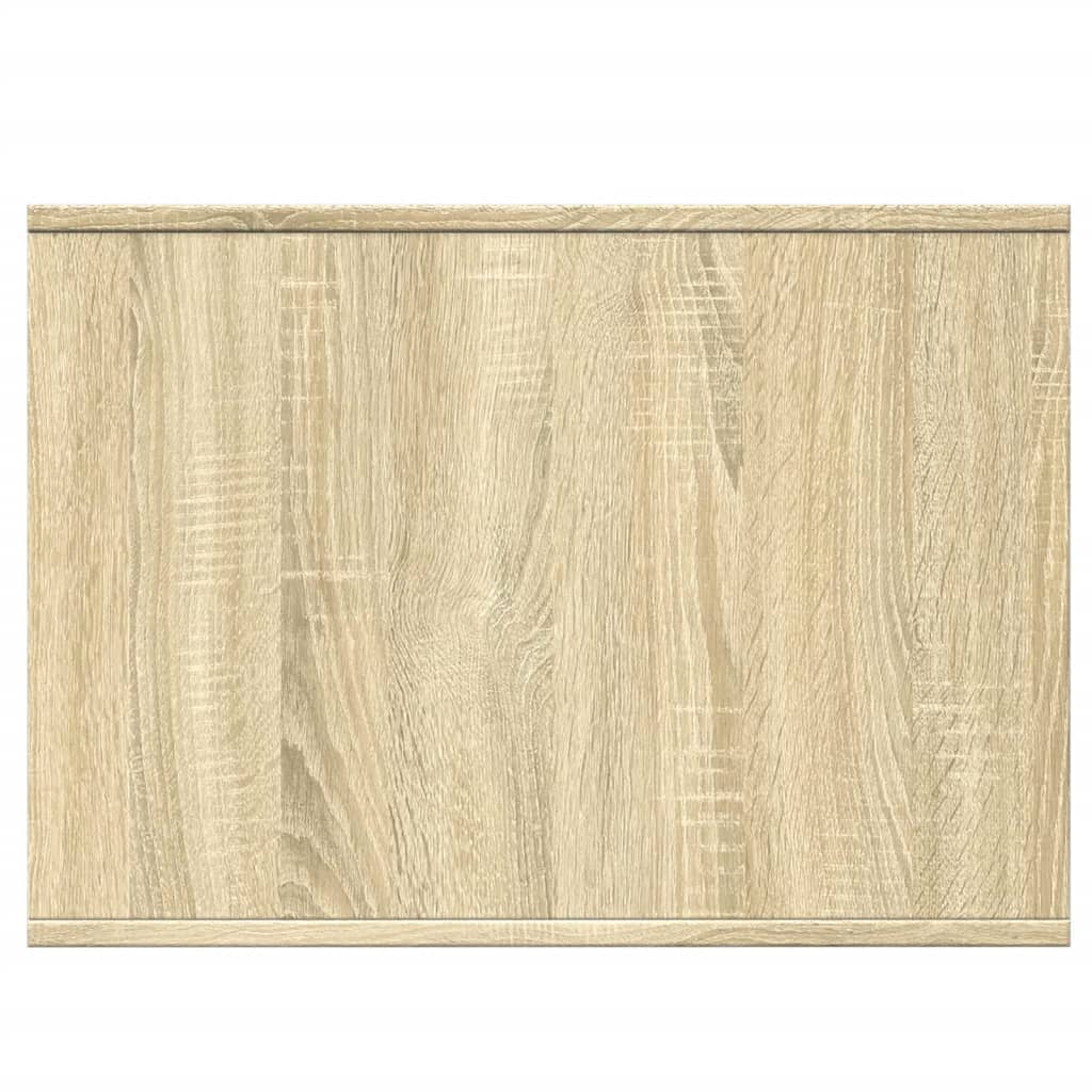 vidaXL Cat Litter Box Enclosure Sonoma Oak 47x59x42 cm Engineered Wood 5
