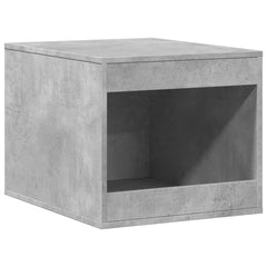 vidaXL Cat Litter Box Enclosure Concrete Grey 47x59x42 cm Engineered Wood 2