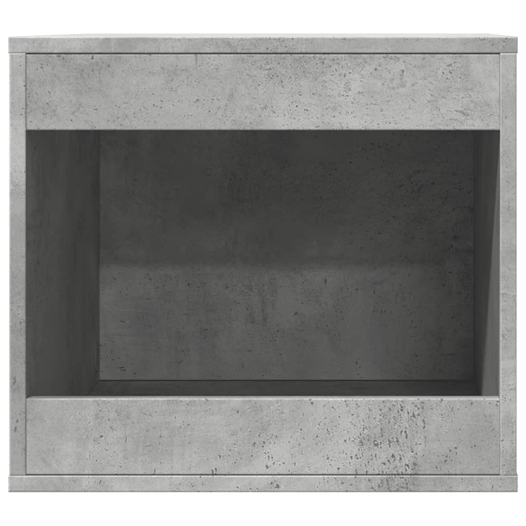 vidaXL Cat Litter Box Enclosure Concrete Grey 47x59x42 cm Engineered Wood 4