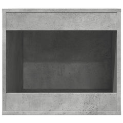 vidaXL Cat Litter Box Enclosure Concrete Grey 47x59x42 cm Engineered Wood 4