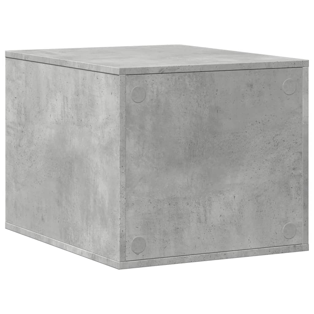 vidaXL Cat Litter Box Enclosure Concrete Grey 47x59x42 cm Engineered Wood 6