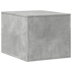vidaXL Cat Litter Box Enclosure Concrete Grey 47x59x42 cm Engineered Wood 6