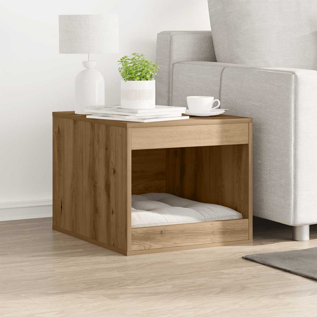 vidaXL Cat Litter Box Enclosure 47x59x42 cm Engineered Wood