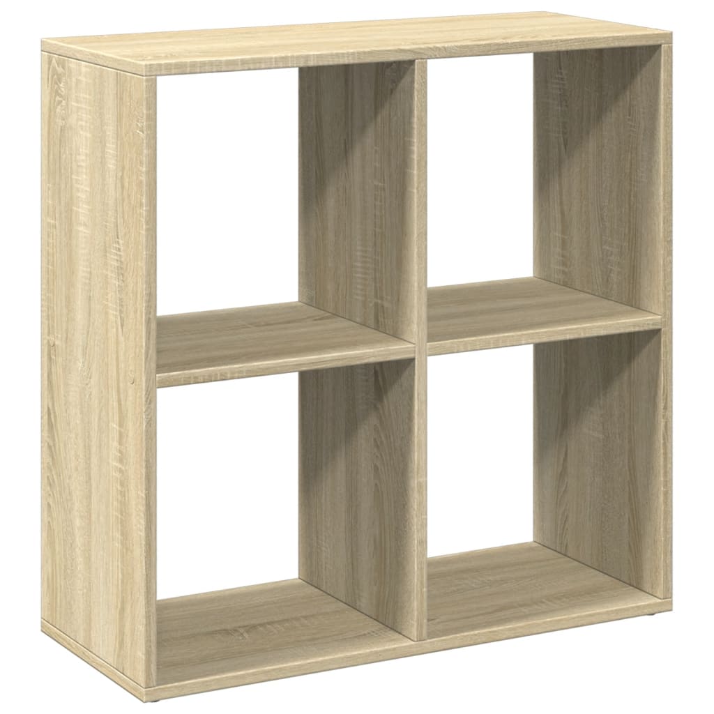 vidaXL Room Divider Bookcase Sonoma Oak 69,5x29x69,5 cm Engineered Wood 2