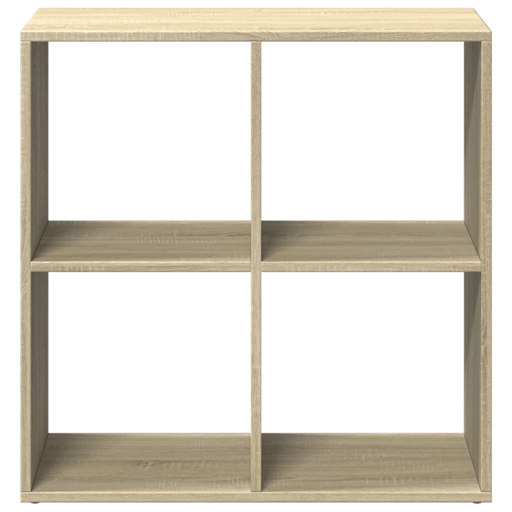 vidaXL Room Divider Bookcase Sonoma Oak 69,5x29x69,5 cm Engineered Wood 5