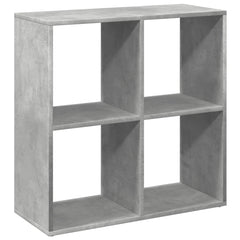 vidaXL Room Divider Bookcase Concrete Grey 69,5x29x69,5 cm Engineered Wood 2