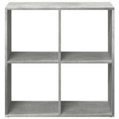 vidaXL Room Divider Bookcase Concrete Grey 69,5x29x69,5 cm Engineered Wood 5