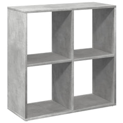 vidaXL Room Divider Bookcase Concrete Grey 69,5x29x69,5 cm Engineered Wood 6