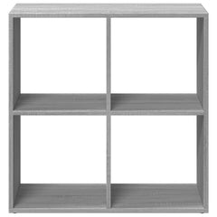 vidaXL Room Divider Bookcase Grey Sonoma 69,5x29x69,5 cm Engineered Wood 5