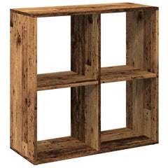 vidaXL Room Divider Bookcase Old Wood 69,5x29x69,5 cm Engineered Wood 2