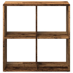 vidaXL Room Divider Bookcase Old Wood 69,5x29x69,5 cm Engineered Wood 5
