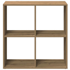 vidaXL Room Divider Bookcase Artisan Oak 69,5x29x69,5 cm Engineered Wood 5