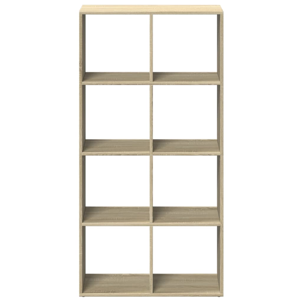 vidaXL Room Divider Bookcase Sonoma Oak 69,5x29x137,5 cm Engineered Wood 5