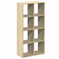 vidaXL Room Divider Bookcase Sonoma Oak 69,5x29x137,5 cm Engineered Wood 6