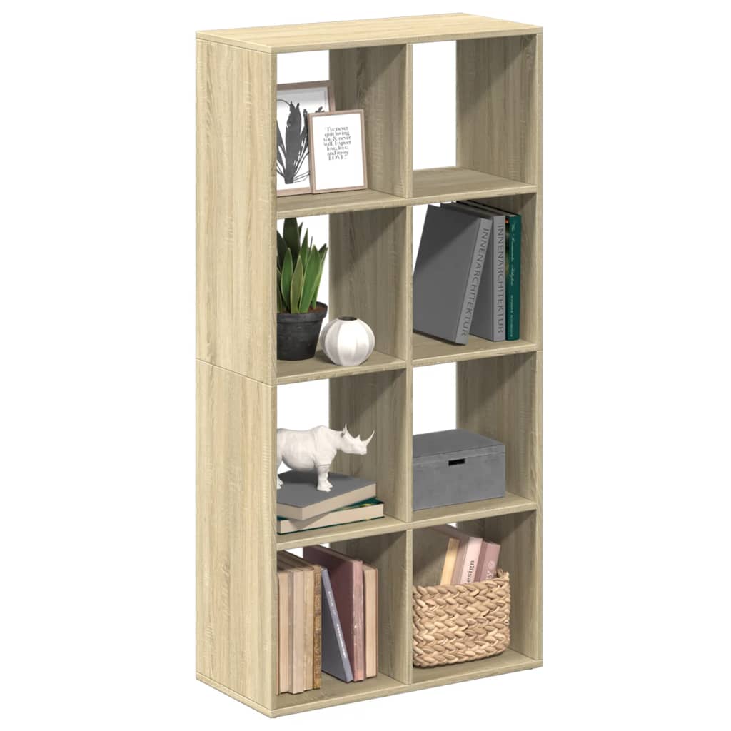 vidaXL Room Divider Bookcase Sonoma Oak 69,5x29x137,5 cm Engineered Wood 1