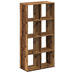 vidaXL Room Divider Bookcase Old Wood 69,5x29x137,5 cm Engineered Wood 6