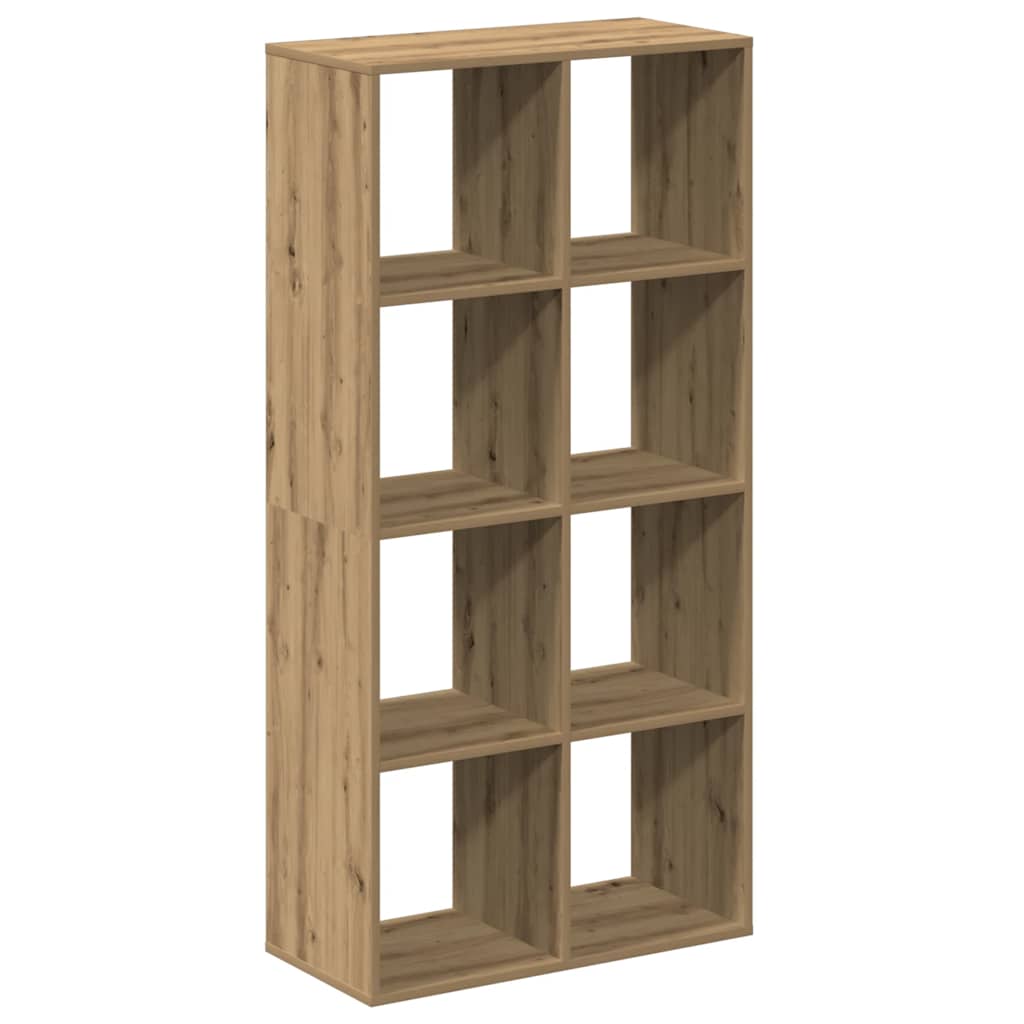 Room Divider Bookcase 69.5x29x137.5 cm Width 69.5 cm Height 137.5 cm Artisan oak