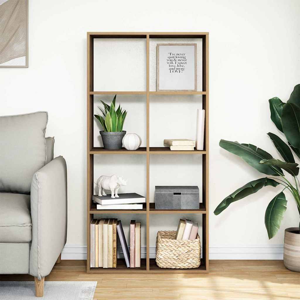 vidaXL Room Divider Bookcase Artisan Oak 69,5x29x137,5 cm Engineered Wood 3