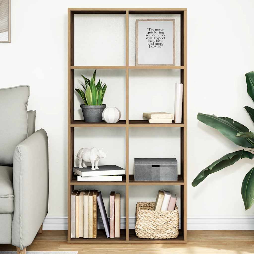 vidaXL Room Divider Bookcase Artisan Oak 69,5x29x137,5 cm Engineered Wood 1