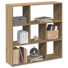 vidaXL Room Divider Bookcase Artisan Oak 102x29x103,5 cm Engineered Wood 1