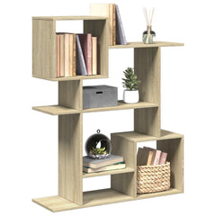 vidaXL Room Divider Bookcase Sonoma Oak 92x29x112 cm Engineered Wood 1