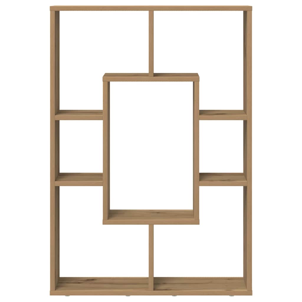 vidaXL Bookcase Artisian Oak 63x20x90 cm Engineered Wood 5