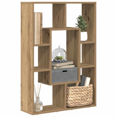 vidaXL Bookcase Artisian Oak 63x20x90 cm Engineered Wood 1