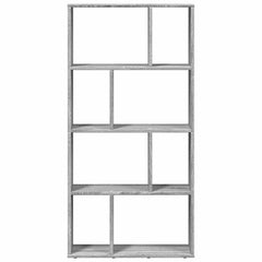 vidaXL Bookcase Grey Sonoma 60x20x120,5 cm Engineered Wood 5